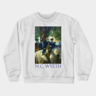 General George Washington on Horseback by N C Wyeth Crewneck Sweatshirt